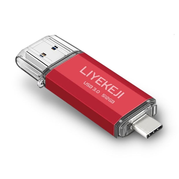 Clé USB 512 Go Liyekeji - 2 en 1